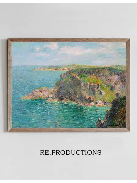 Re.productions Постер Rocher la Teignouse, Cap Fréhel - Gustave Loiseau