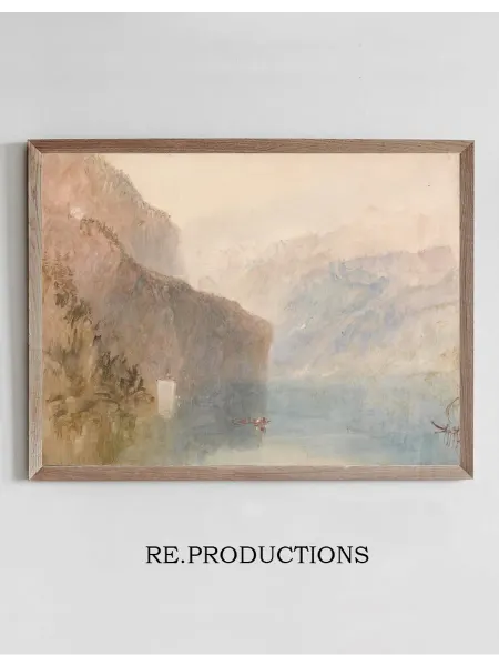 Re.productions Постер Tell’s Chapel, Lake - Joseph Mallord William Turner