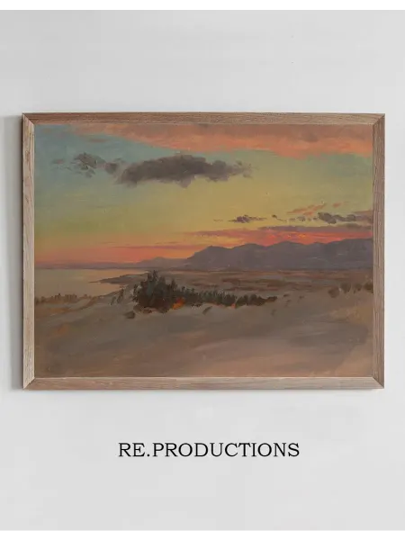 Re.productions Постер Hudson Valley in Winter - Frederic Edwin Church