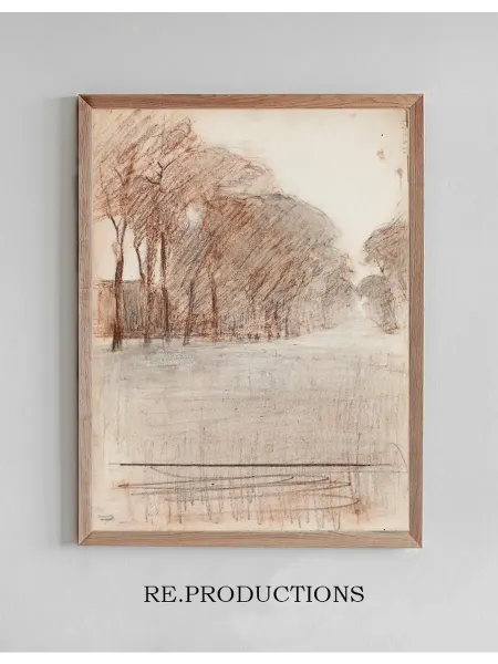 Re.productions Постер Puistomaisema, luonnos - Magnus Enckell