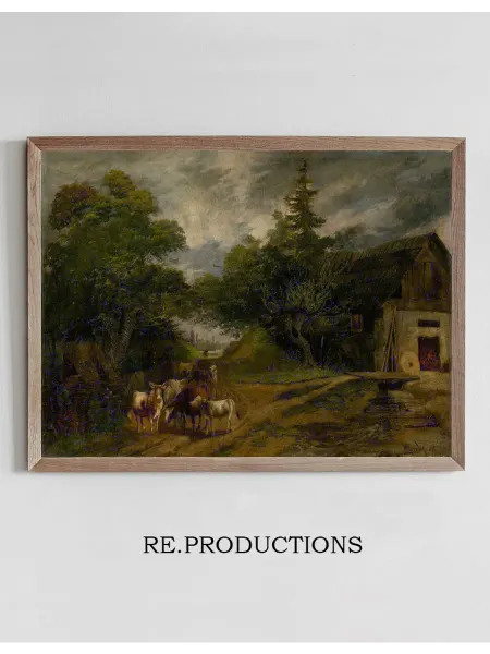 Re.productions Постер Returning from Pasture - Ľudovít Čordák