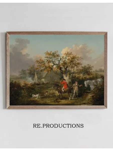 Re.productions Постер Partridge Shooting - George Morland