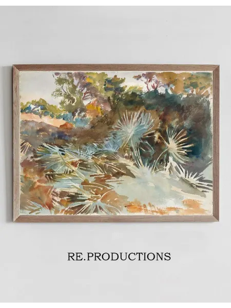 Re.productions Постер Landscape with Palmettos - John Singer Sargent