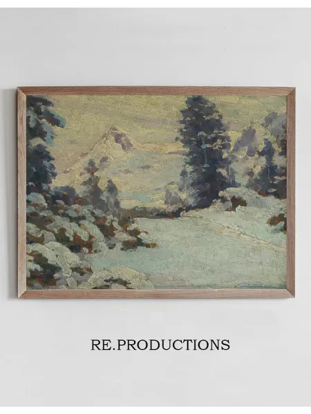Re.productions Постер Winter Landscape - Ľudovít Čordák
