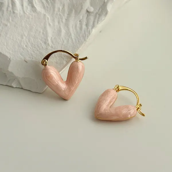 Серьги пусеты, искусственный камень