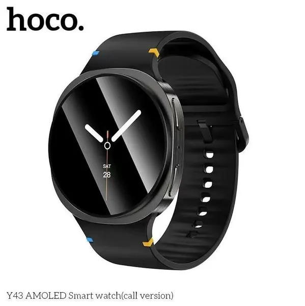 Смарт-часы Hoco Y43 AMOLED 1.4” 466×466, Bluetooth-звонки, GPS, IP67, 250 мАч