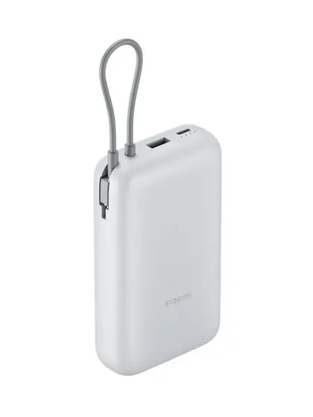 Портативный аккумулятор Xiaomi BHR9738GL 20000 mAh, 22.5W с интегрированным кабелем, серый