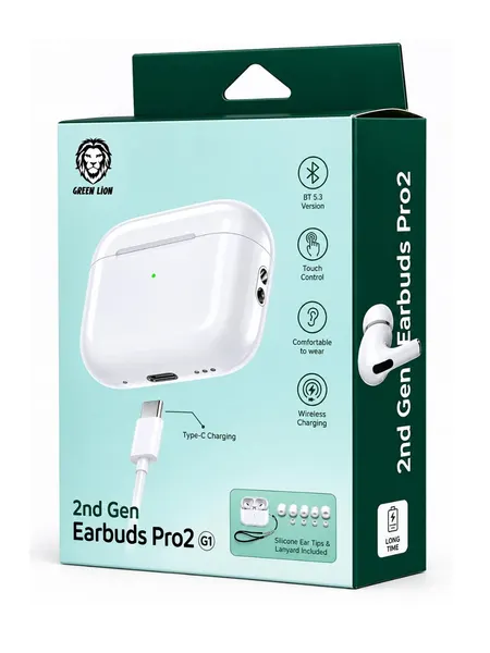Наушники беспроводные Green Lion, AirPods Pro, Bluetooth, сенсорное управление