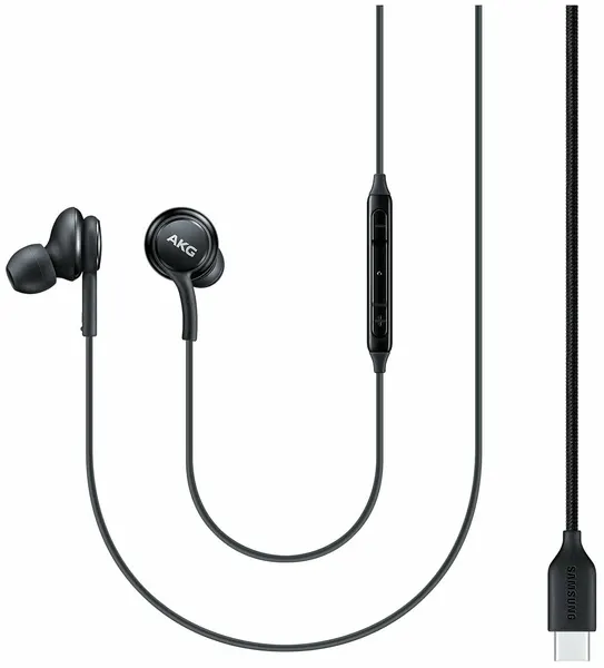 Гарнитура Samsung EO-IC100BBEGRU, USB Type-C, внутриканальная, проводная, черная