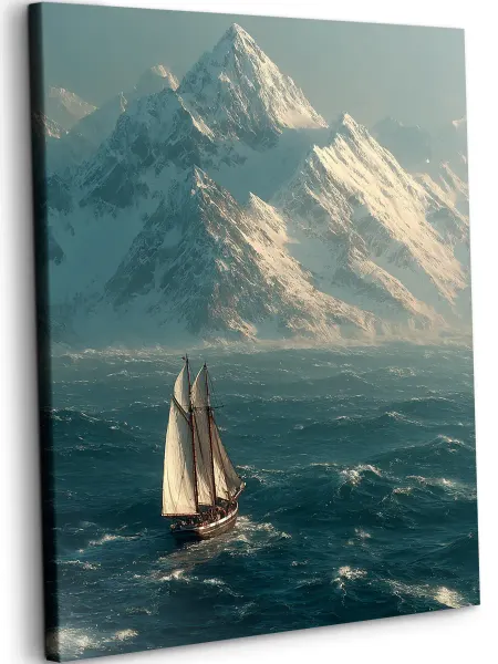 Art on Canvas Неприступный берег Картина по номерам на холсте 40х50 см
