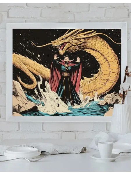 Art on Canvas Владыка магии Картина по номерам на холсте 40х50 см