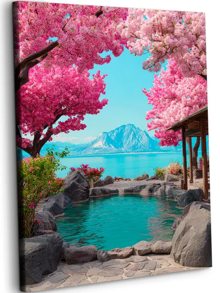 Art on Canvas Сакура Картина по номерам на холсте 40х50 см