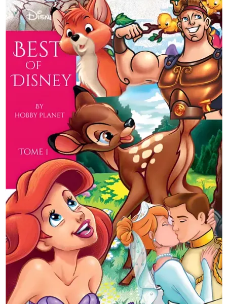 HobbyPlanet Раскраска по номерам дисней hachette Best coloriages ашет