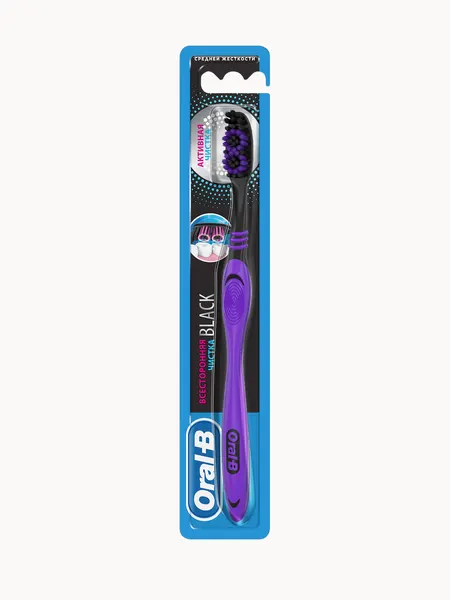 Зубная щетка Oral-B BLACK Всесторонняя чистка Средней жесткости, 1 шт.