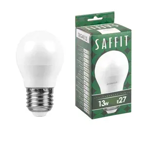 SAFFIT Лампа светодиодная SBG4513 Шарик E27 13W 230V 6400K