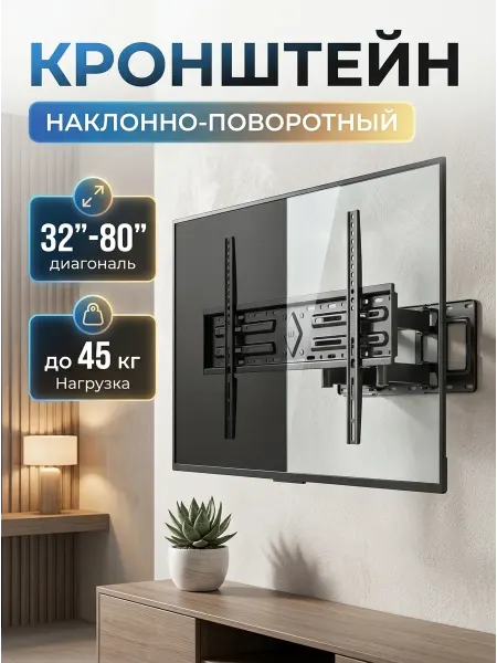 Home Team Кронштейн для большого телевизора 65 75 80 на стену