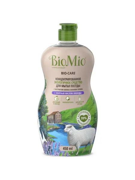 Средство для мытья посуды BIOMIO BIO-CARE концентрат с масл