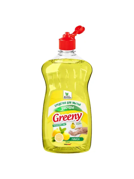 Clean&Green Средство для мытья посуды жидкое Лимон 500мл