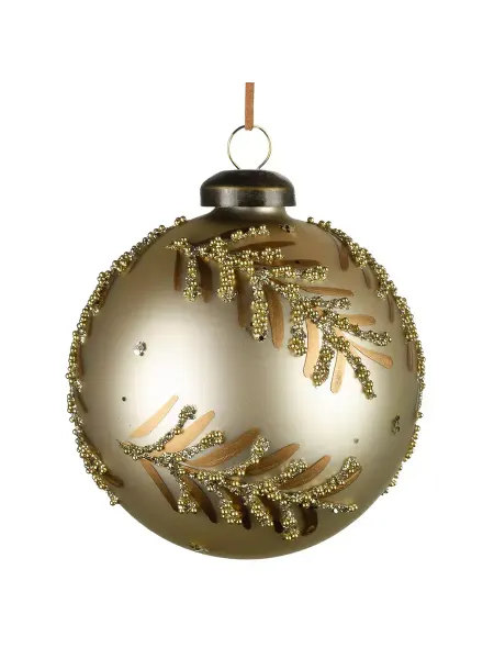 Tropicana Gifts Шар-декор новогодний (d-8см) DN-65342 (комплект 2 шт.)