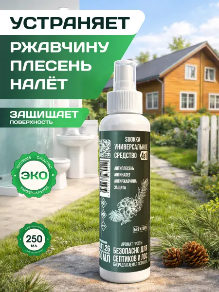 SUOKKA Антиплесень, антиналет, антиржавчина и защита