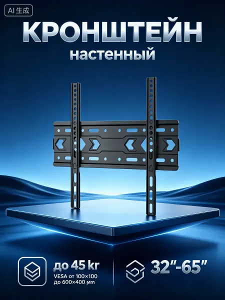 TOBI Кронштейн для телевизора универсальный 32-65" 45 кг