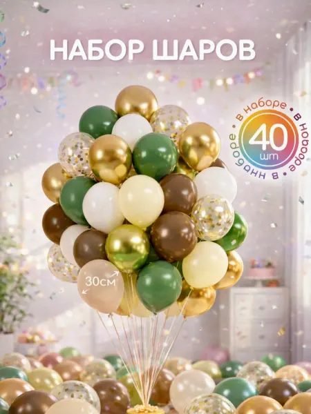 Наьор воздушных шаров 40 штук фотозона