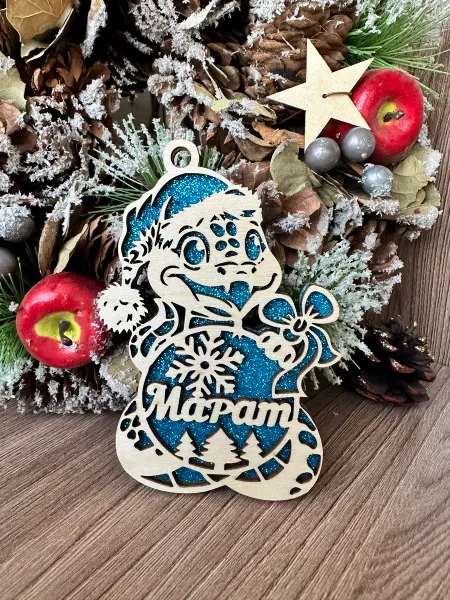 Крутой шарик Елочное украшение Марат