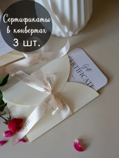 Шпулька Сертификаты подарочные в конверте