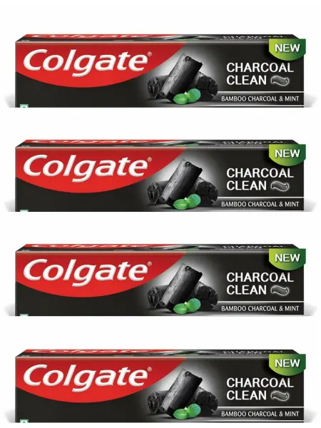 Colgate Зубная паста Бамбуковый уголь 120 мл х 4 шт