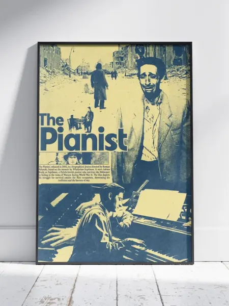 HEAVEN POSTER Плакат Пианист (Pianist - Владек Шпильман 3) A4 30x21 см