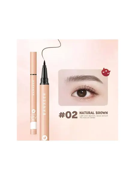 O.TWO.O Жидкая подводка-карандаш для бровей 1 ml #02