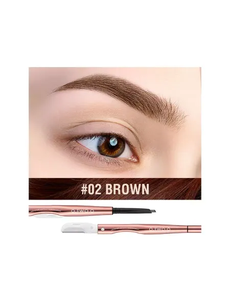 O.TWO.O карандаш для бровей арт. SC047 №02 "Brown" 0.12 g
