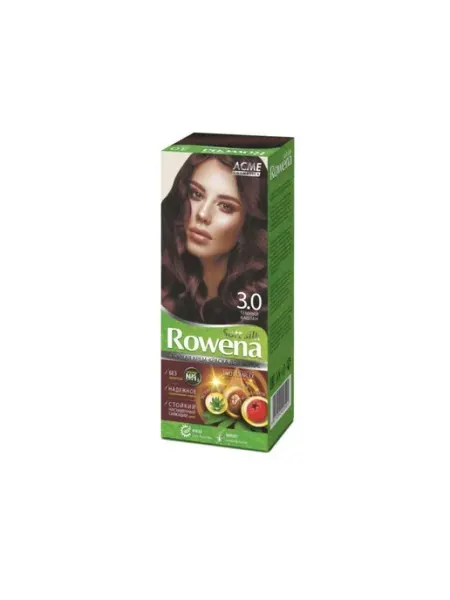 Acme Color "Rowena" Крем-краска для волос Rowena soft silk, тон 3.0 тем