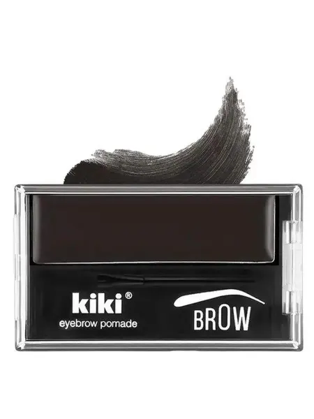 KIKI Помада для бровей Eyebrow Pomade, 1,76 г, 104 Черный