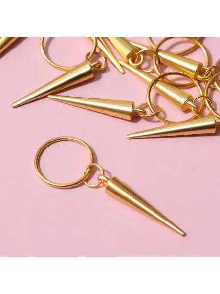 LUCKY HAIR Пирсинг для волос «Клин», 4.1×1 см, 10 шт