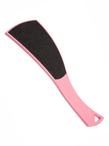 ZINGER Тёрка педикюрная zo-RA-76 Pink, наждачная 2-х сторонняя