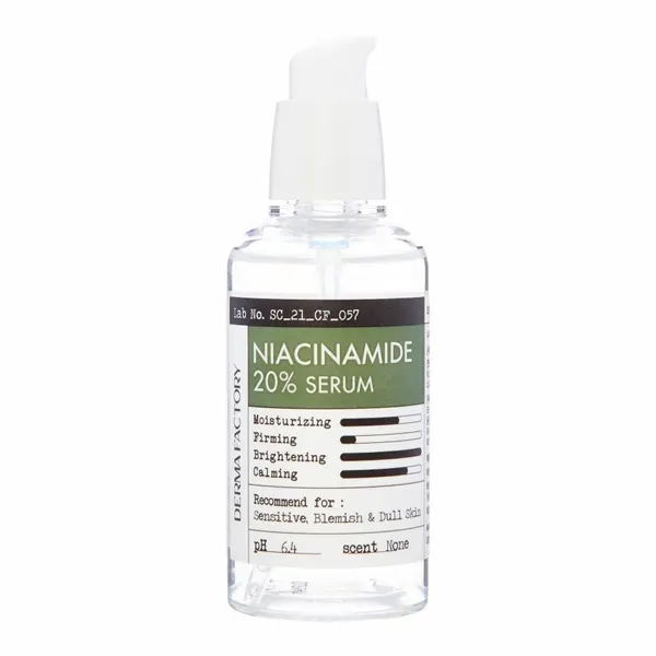 DERMA FACTORY Сыворотка для лица Niacinamide 20% Serum, 80 мл