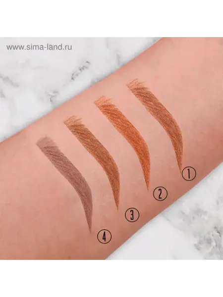 My Sweet Home Карандаш для бровей с щёточкой Be beauty, оттенок №3, темно-