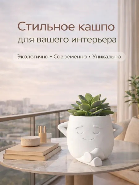Кашпо для суккулентов и кактусов