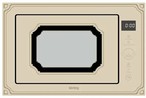 Встраиваемая микроволновая печь Korting KMI 825 RGB c грилем
