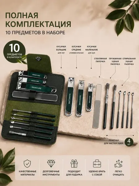 Allure Proof Кусачки для ногтей маникюра набор