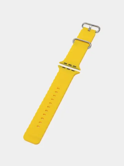 Ремешок силиконовый для Smart Apple Watch 3, 4, 5, 6, 7, 8, SE и Ultra, размер 42/44/45/49 мм