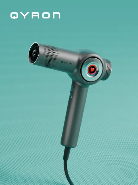 Фен для волос QYRON HD901, с ионизацией, 4 скорости, 5 температур, 3 насадки