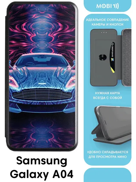 Mobi711 Стильный чехол-книга для galaxy A 04