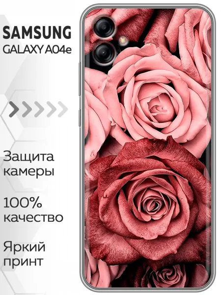 Marketclub Чехол на Samsung Galaxy A04e женский принт цветы