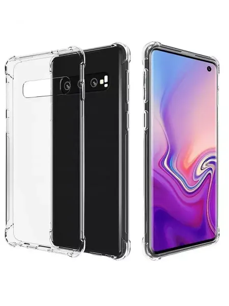GeoTrading Чехол на Samsung Galaxy S10 прозрачный силиконовый бампер
