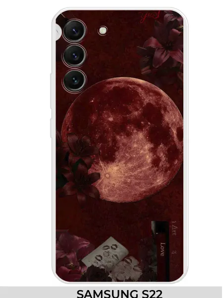 NOOTO Чехол на Samsung S22 бордовый