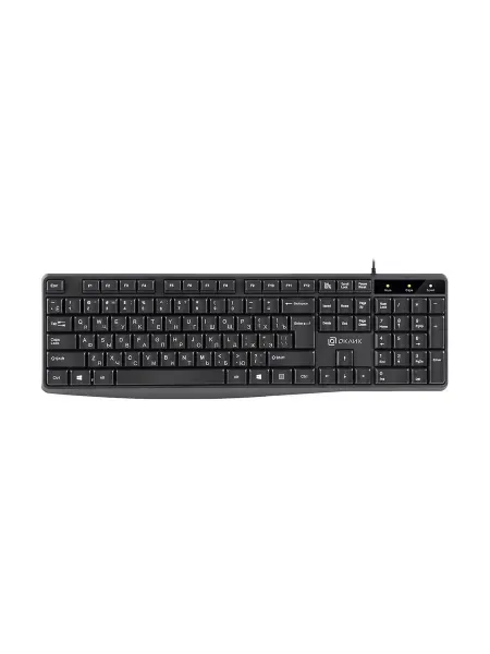 OKLICK Клавиатура проводная 145M Black