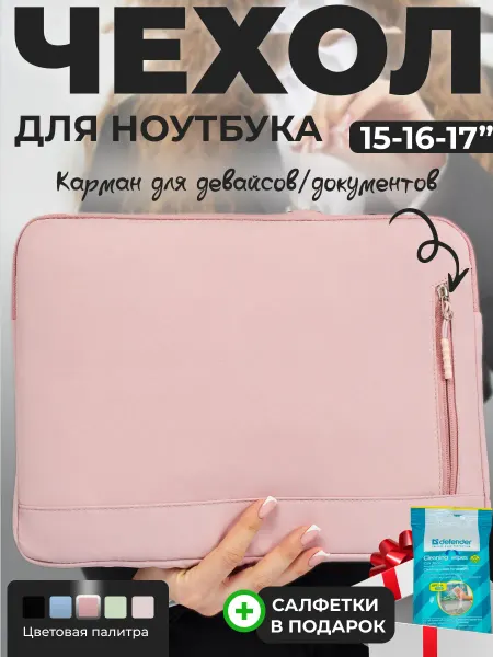 NinjaCase Чехол сумка для ноутбука макбук 15 16 17 дюймов macbook air