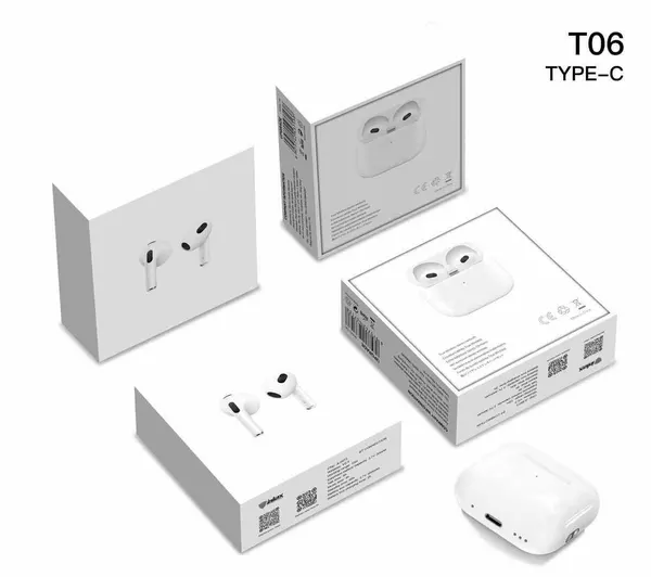 Airpods 4 A Беспроводные наушники INKAX T06 AirPods Premium Classic